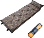 Load image into Gallery viewer, Moonmen Inflatable Camping Sleeping Pad, Self-Inflating Sleeping Mat with Pillow, No Pump Requied Compact Ultralight Waterproof Camping Air Mattress for Backpacking, Hiking, Tent (Camo)