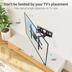 Load image into Gallery viewer, MOUNTUP TV Wall Mount, Full Motion TV Mount for Most 42-82 Inch Flat Curved TVs, Wall Mount TV Bracket with Articulating Arm