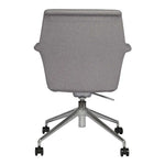 Load image into Gallery viewer, Moveable Visitor Area Chair, Fabric Office Chair With Metal Legs-GCC Home Center