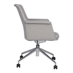 Load image into Gallery viewer, Moveable Visitor Area Chair, Fabric Office Chair With Metal Legs-GCC Home Center