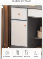 Load image into Gallery viewer, Multifunctional Makeup Vanity Dressing Table with Drawers and Chair 80 CM-GCC Home Center
