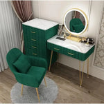 Load image into Gallery viewer, Multifunctional Makeup Vanity Dressing Table with Drawers and Chair 80 CM-GCC Home Center