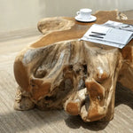 Load image into Gallery viewer, Natural Teak Root Wood Coffee Table
