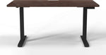 Load image into Gallery viewer, Navodesk Height Adjustable Computer Gaming Desk Workstation, Bluetooth Enabled Black Frame + Top (Walnut, 47 x 30 inch)