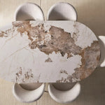 Load image into Gallery viewer, Nordic French 6-Seater Ceramic Top Dining Table-GCC Home Center