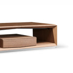 Load image into Gallery viewer, Office Coffee Table With Luxury Saddle Leather Finish - Brown-GCC Home Center