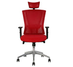Load image into Gallery viewer, Office Executive Office High Back Chair | Mesh Back Rest | Aluminum Base with PU Arm Rest-GCC Home Center