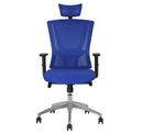 Load image into Gallery viewer, Office Executive Office High Back Chair | Mesh Back Rest | Aluminum Base with PU Arm Rest-GCC Home Center