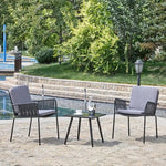 Load image into Gallery viewer, Outdoor Aluminum Frame Rope Dining Chair with Cushion-GCC Home Center