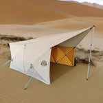Load image into Gallery viewer, Outdoor Canvas Cotton Pop up Quick-Set Instant Pop up Cabin Gazebo Screen Tent House Windbreaker with Tarp