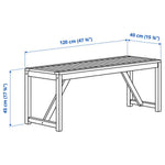 Load image into Gallery viewer, Outdoor Dining Table + 2 Chairs + Bench Set (Light Brown Stained, Beige)
