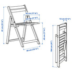 Load image into Gallery viewer, Outdoor Foldable Chair, Light Brown Stained