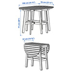 Load image into Gallery viewer, Outdoor Wooden Dining Table, Dark Brown