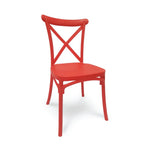 Load image into Gallery viewer, Jilphar Furniture Polypropylene Cross Back Dining Chair JP1310-GCC Home Center