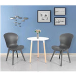 Load image into Gallery viewer, Jilphar Furniture Polypropylene Dining Chair Black, JP1027-GCC Home Center