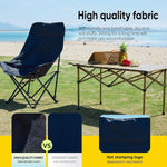 Load image into Gallery viewer, Portable Folding Camping Chair with High Back, Outdoor Chair for Outdoor Camping, Beach - Black-GCC Home Center