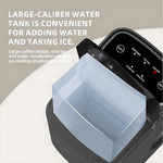 Load image into Gallery viewer, Portable Ice Maker Machine for Countertop β 1.2L Water Tank, Makes Bullet Ice in 7.5 Minutes, 12kg/24H, Self-Cleaning, Compact Electric Ice Maker for Home, Kitchen, Bar & Office (Grey)