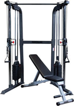 Load image into Gallery viewer, Powerline PFT100 Functional Trainer Cable Machine with Dual 160 Lb Weight Stacks
