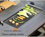 Load image into Gallery viewer, Pre Order Outdoor Cast Aluminum Multi-functional Barbecue Table & Chair Five-Piece Set