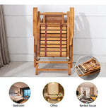Load image into Gallery viewer, Premium Bamboo Rocking Chair – Folding Zero Gravity Sun Lounger for Indoor & Outdoor Relaxation