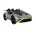 Load image into Gallery viewer, Premium Kids Ride-On Sports Car – 2.4G Remote-Lamborghini Huracan STO Ride on Car for Kids - Grey