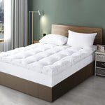 Load image into Gallery viewer, Premium Twin Mattress Topper β 4-Inch Thick, Soft Microfiber, Washable, Pressure Relief, White-GCC Home Center