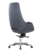 Load image into Gallery viewer, PU Leather Executive High-Back Office Chair – Elegant Comfort for Professionals