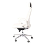 Load image into Gallery viewer, PU Leather High Back Office Chair - White-GCC Home Center