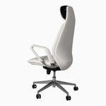 Load image into Gallery viewer, PU Leather High Back Office Chair - White-GCC Home Center