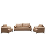 Load image into Gallery viewer, PU Leather Office Sofa Set 3+1+1, Beige Color-GCC Home Center