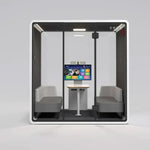 Load image into Gallery viewer, Quartet Silence Booth, 4 Person Silence Pod, Office Soundproof Booth-GCC Home Center