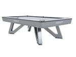 Load image into Gallery viewer, RASSON Wolf – 9ft Tournament Pool Table – Ball Return – Black/Silver Finish