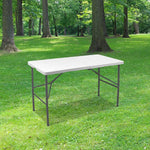 Load image into Gallery viewer, Rectangular Folding Table - 120x60x74cm HDPE 3.5cm Thick,120cm White