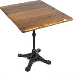 Load image into Gallery viewer, Restaurant Table With High Leg Base Heavy-Duty Construction , Matte Black Finish , Commercial