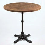 Load image into Gallery viewer, Restaurant Table With High Leg Base Heavy-Duty Construction , Matte Black Finish , Commercial