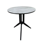 Load image into Gallery viewer, Round Ceramic Dining Table with Metal Legs β Modern & Durable