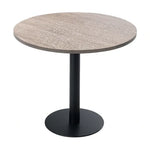 Load image into Gallery viewer, Round Dining Table Space-Saving Design with Metal Base for Living Room, Restaurant, Café