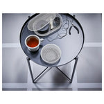 Load image into Gallery viewer, Round Folding Tray Table with Electrostatic Plated Metal Stand-GCC Home Center