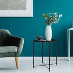 Load image into Gallery viewer, Round Metal Tray Table, Waterproof Folding Side Table for Living Room – 42×42×53cm