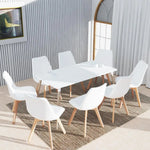 Load image into Gallery viewer, Mahmayi TJ HYT08 60DIA Round Pantry Table - Quad Leg base - Versatile for Home Office, Bistro, Balcony, Lawn, and Breakfast Nook - Fits Any Urban Decor Theme, Sturdy & Easy to Clean- Black(60cm)