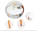 Load image into Gallery viewer, RT-6B Round Table in White for a Clean, Modern & Elegant Look