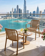 Load image into Gallery viewer, Set of 2 Sandy Garden Chairs – Heavy-Duty UV-Resistant Outdoor Seating, Stackable & Fully Assembled for Balcony, Patio & Courtyard**