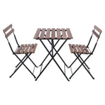 Load image into Gallery viewer, Set of 3 Folding Dining Table Chair-GCC Home Center