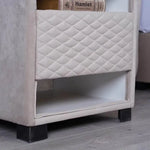 Load image into Gallery viewer, Single Space Night Stand β Velvet Beige
