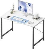 Load image into Gallery viewer, Small Computer Desk – Modern Home Office Writing Desk (White)