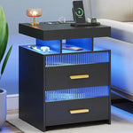 Load image into Gallery viewer, Smart LED Nightstand with Charging Station (45 x 40 x 60 cm)