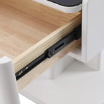 Load image into Gallery viewer, Smart Nightstand Bedside Table in One Drawer with LED Light, Wireless Charging, USB Ports-GCC Home Center