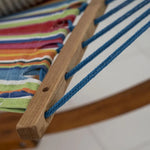 Load image into Gallery viewer, Solid Wood Hanging Hammock For Outdoor Lounging