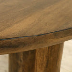 Load image into Gallery viewer, Solid Wood Round Wooden Dining Table β Antique Brown