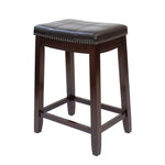 Load image into Gallery viewer, Jilphar Furniture Solid Wooden Stool with Leather Seating JP1010-GCC Home Center